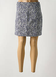 Jupe courte coupe droite bleu LA PETITE ETOILE femme