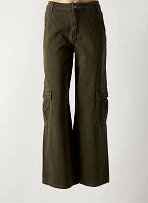 Pantalon cargo vert CHARLIOR pour femme