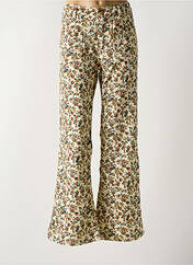 Pantalon flare beige LA PETITE ETOILE pour femme seconde vue