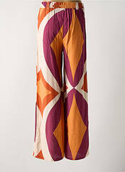 Pantalon large violet ANGE pour femme seconde vue