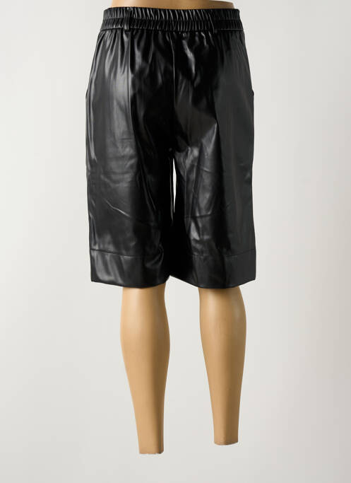 Bermuda coupe droite noir ANGE femme