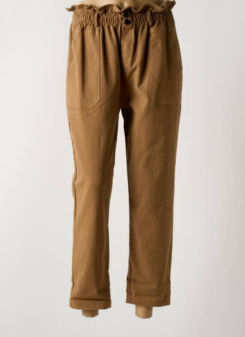 Pantalon 7/8 marron MARGOT pour femme