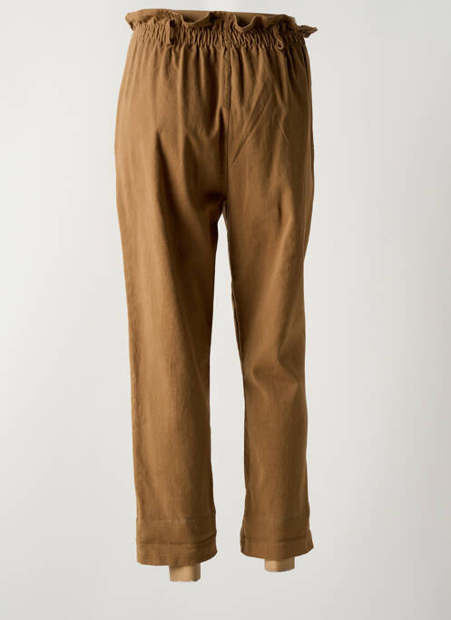 Pantalon 7/8 marron MARGOT pour femme