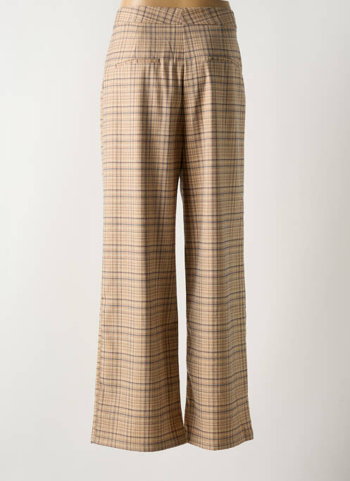 Pantalon droit beige LA PETITE ETOILE pour femme