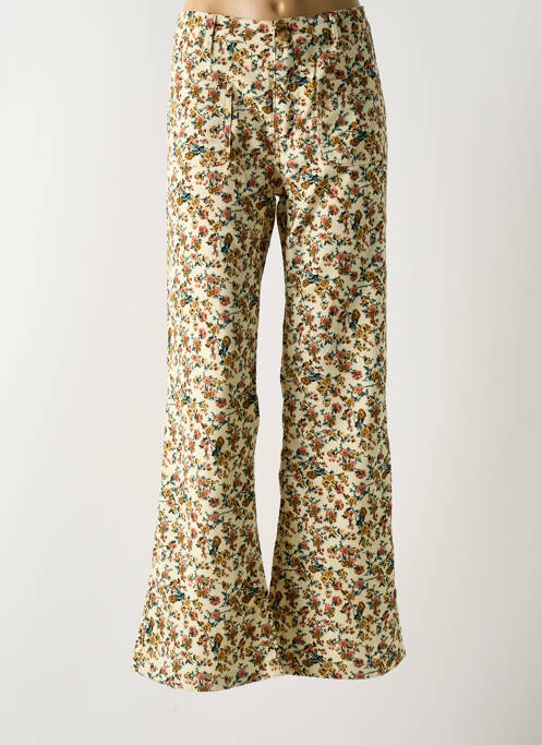 Pantalon flare beige LA PETITE ETOILE pour femme