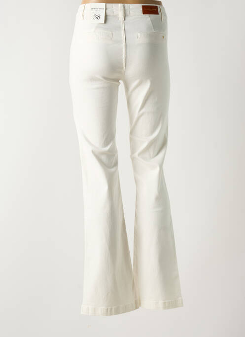 Pantalon flare blanc LA PETITE ETOILE pour femme