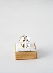 Bague argent SECRET DE CUIR pour femme seconde vue