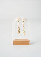 Boucles d’oreilles beige NATURE BIJOUX pour femme seconde vue