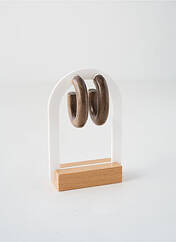 Boucles d’oreilles marron NATURE BIJOUX pour femme seconde vue