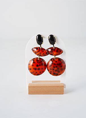 Boucles d’oreilles orange NATURE BIJOUX pour femme