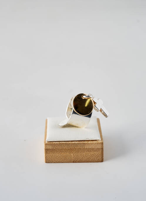 Bague argent SECRET DE CUIR pour femme