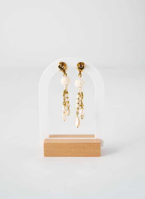 Boucles d’oreilles beige NATURE BIJOUX pour femme