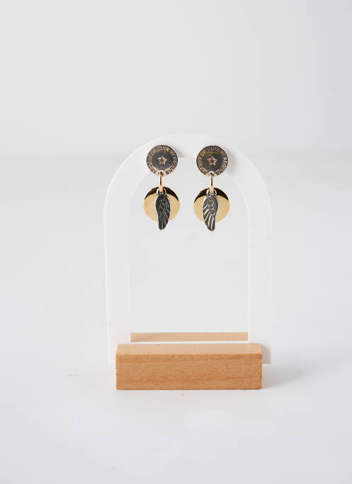 Boucles d’oreilles argent SECRET DE CUIR pour femme