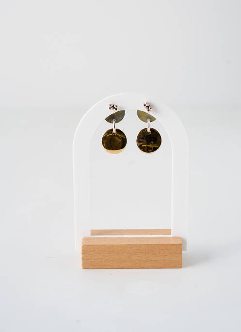 Boucles d’oreilles argent SECRET DE CUIR pour femme