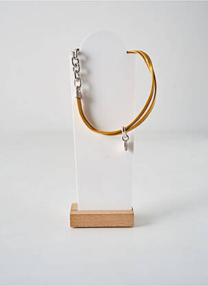 Collier fermeture fermoir en t argent SECRET DE CUIR femme
