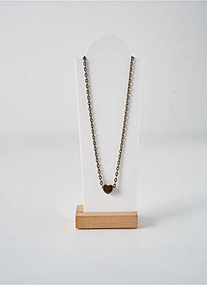 Collier matériaux métal marron IGUAN femme