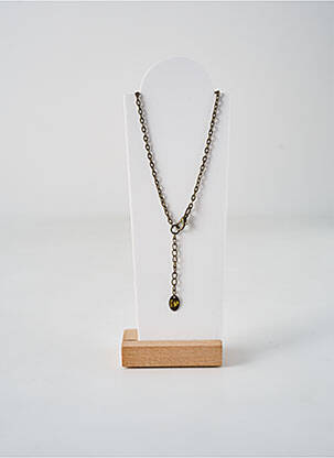 Collier matériaux métal marron IGUAN femme