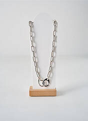 Collier argent SECRET DE CUIR pour femme seconde vue