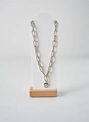 Collier argent SECRET DE CUIR pour femme seconde vue