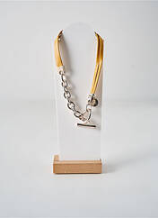 Collier argent SECRET DE CUIR pour femme seconde vue