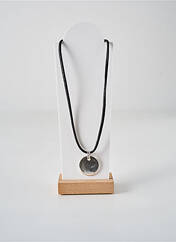 Collier noir SECRET DE CUIR pour femme seconde vue