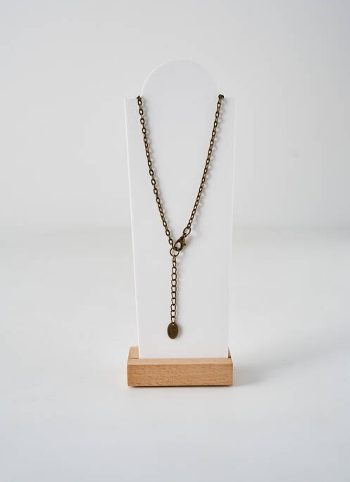 Collier marron IGUAN pour femme