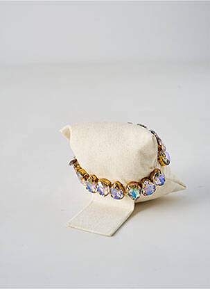 Bracelet ornement oxyde de zirconium or OPALE femme