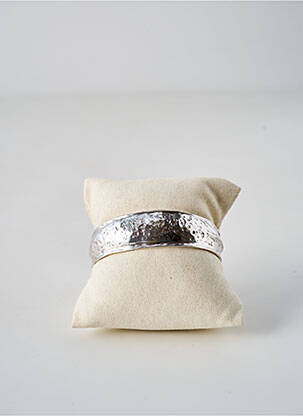 Bracelet manchette matériaux métal argent ORI TAO femme