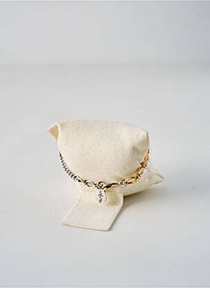 Bracelet fermeture fermoir mousqueton blanc NATURE BIJOUX femme