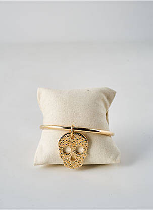 Bracelet Jonc or SECRET DE CUIR pour femme