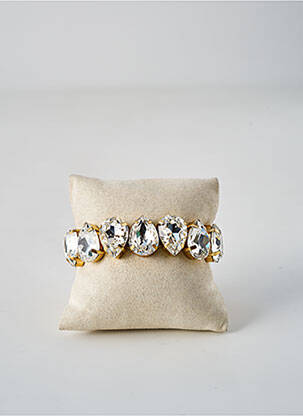 Bracelet ornement oxyde de zirconium or OPALE femme