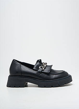 Mocassins matière lisse talon de 4 à 6cm noir VANESSA WU femme