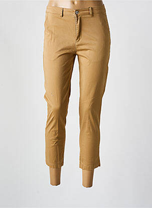 Pantalon 7/8 stretch taille normale beige SARAH JOHN femme