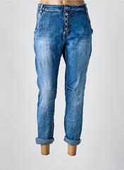 Jeans coupe slim bleu PLACE DU JOUR pour femme seconde vue