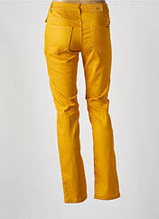 Pantalon slim jaune S.QUISE pour femme seconde vue