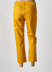 Pantalon slim jaune S.QUISE pour femme seconde vue