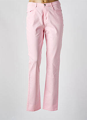 Pantalon slim rose I.QUING pour femme