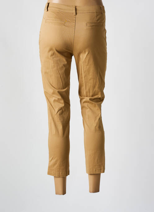 Pantalon 7/8 stretch taille normale beige SARAH JOHN femme