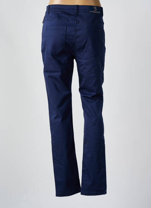 Pantalon slim poches bleu S.QUISE femme