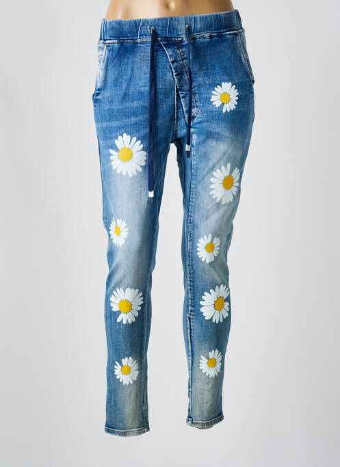 Jeans coupe slim bleu MELLY & CO pour femme