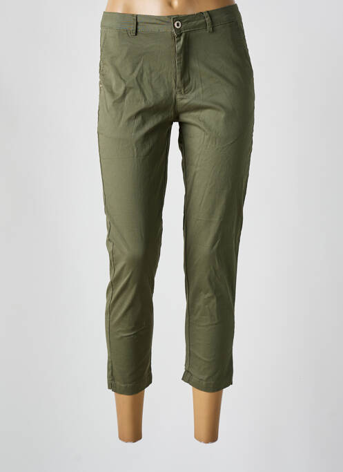 Pantalon 7/8 vert SARAH JOHN pour femme
