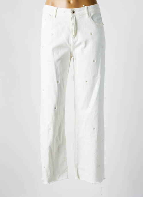 Pantalon droit blanc ONADO pour femme