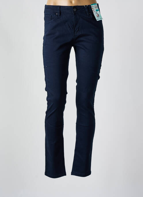 Pantalon slim bleu S.QUISE pour femme