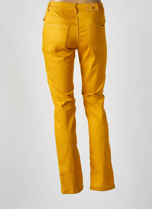 Pantalon slim jaune S.QUISE femme