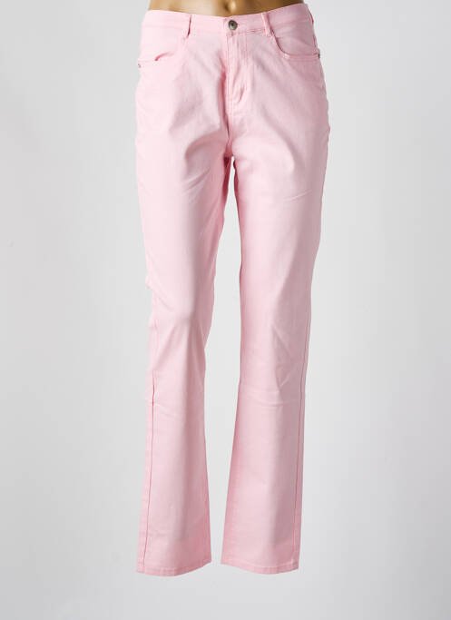 Pantalon slim rose I.QUING pour femme