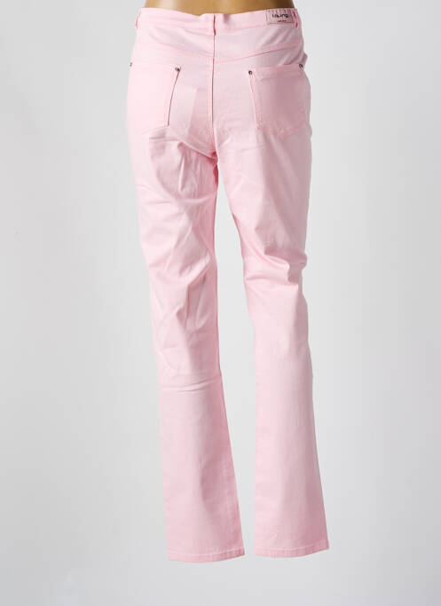 Pantalon slim rose I.QUING pour femme