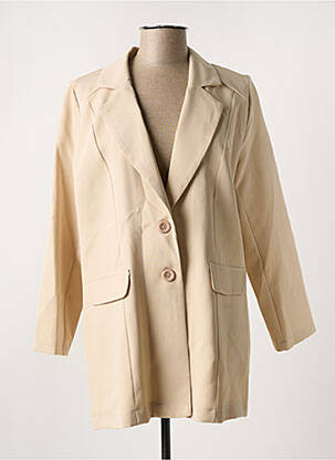 Blazer fausses poches beige VETISTYLE femme