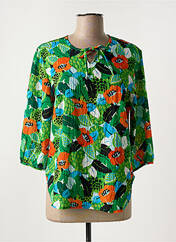 Blouse vert ELEANE pour femme seconde vue