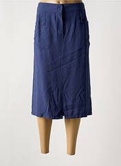 Jupe mi-longue bleu HALOGENE pour femme seconde vue