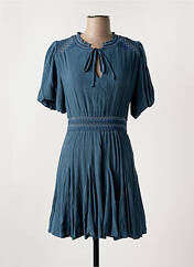 Robe courte bleu ANGE pour femme seconde vue